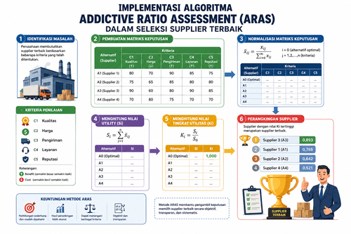 Implementasi Algoritma Addictive Ratio Assessment (ARAS) Dalam Seleksi Supplier Terbaik